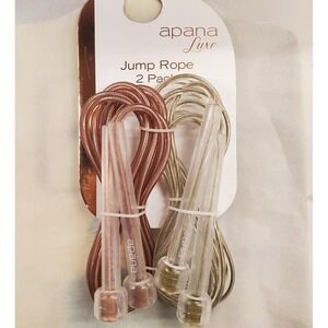 2 Pack Jump Rope Home Gym Aerobic Exercise Skipping Speed Fitness Travel